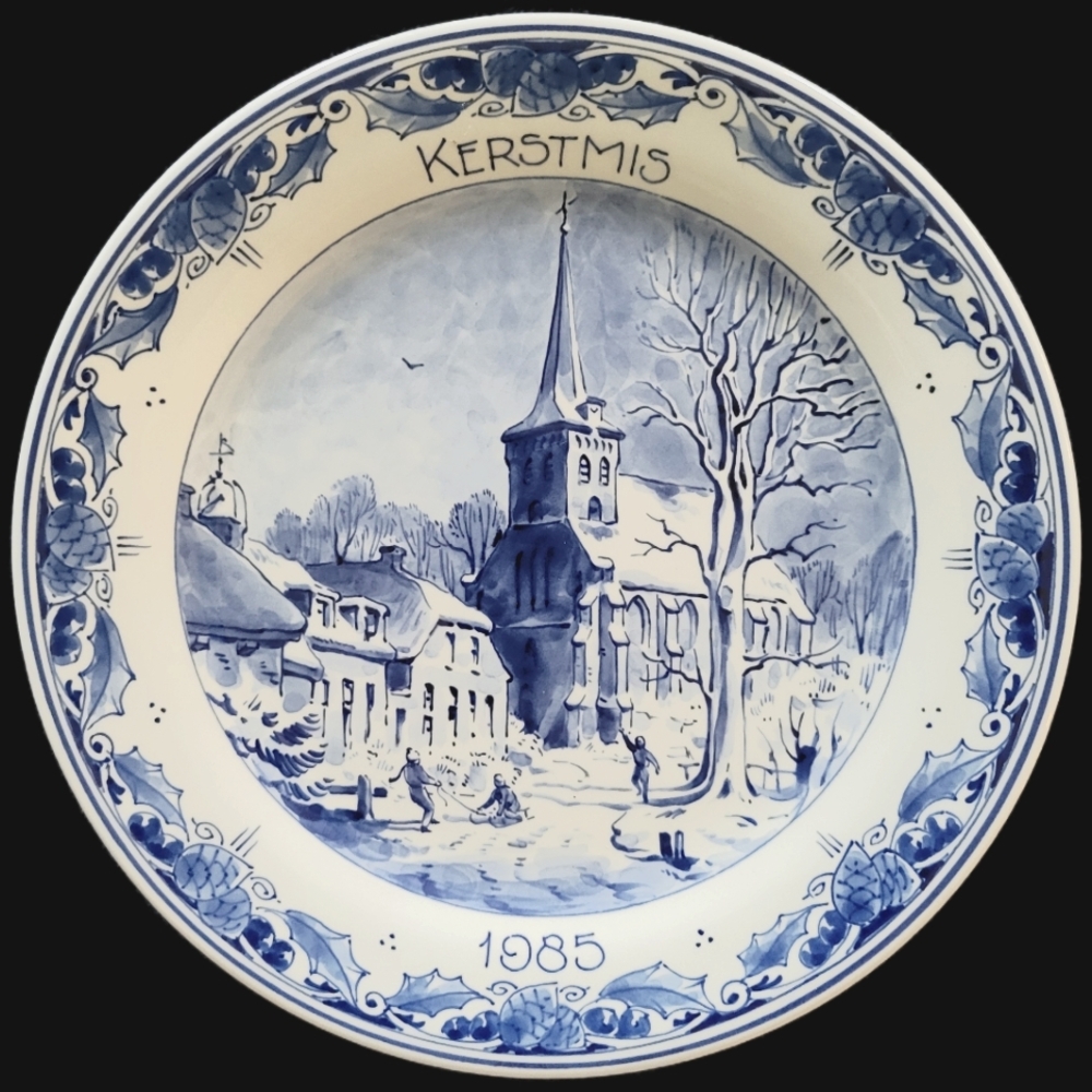Delph plates Kerstmas 1985 154/500